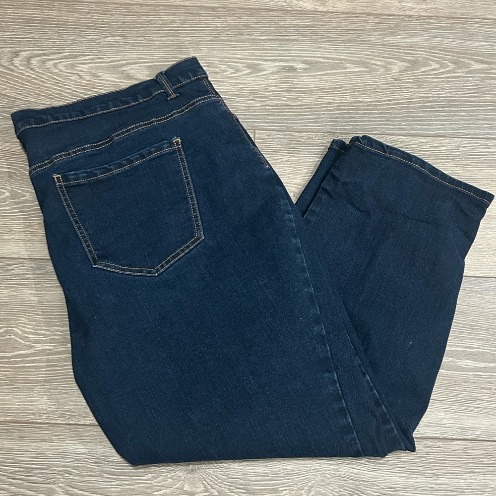 Gloria Vanderbilt Dark Blue Straight Leg Jeans